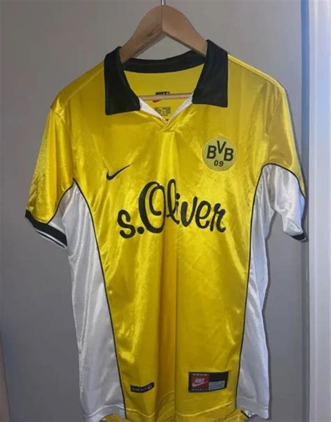 bvb shirt langarm gelb schwarz nike 1998|TRIKOT SHIRT JERSEY Borussia Dortmund BVB Nike 1998 .